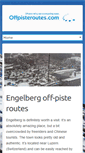 Mobile Screenshot of offpisteroutes.com